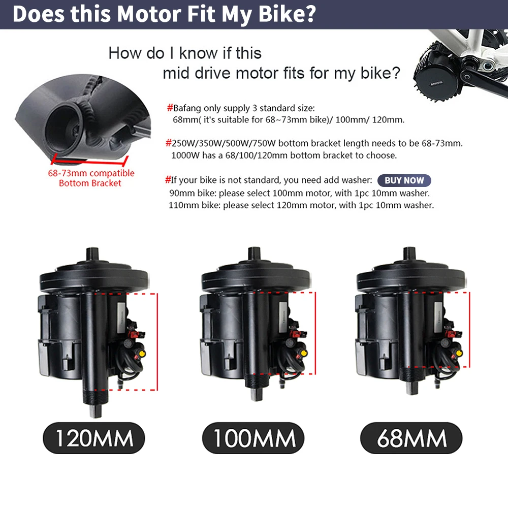 Bafang BBSHD 1000W 48V 68mm Or - Side Hung Mid Drive Motor Kit incelemesi ve fiyatı